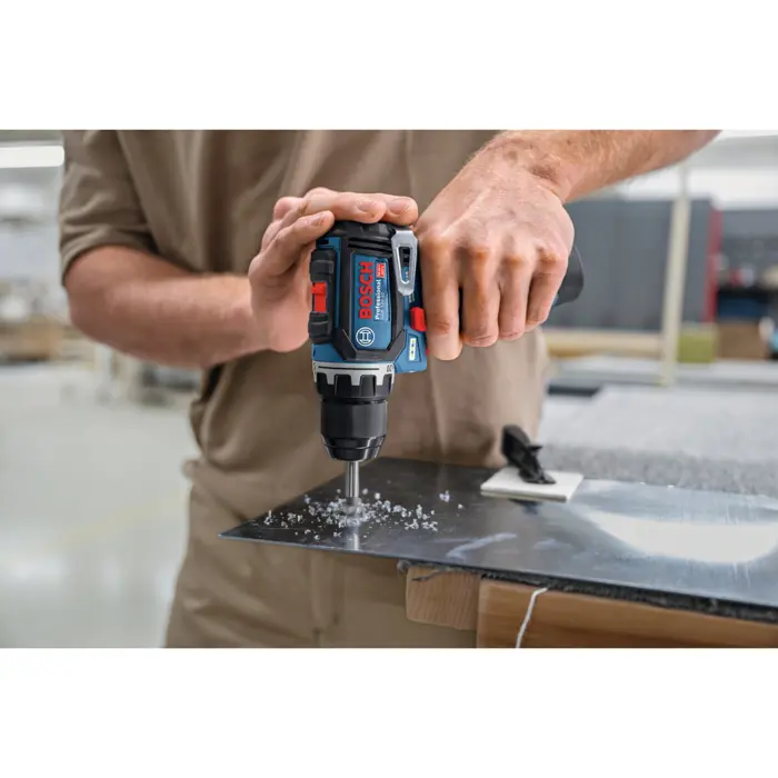 Bosch Powertools cordless drill/driver GSR 12V-32 Professional, 12Volt (blue/black, 2x Li-ion battery 2.0Ah, 36-piece accessory set, tool bag)