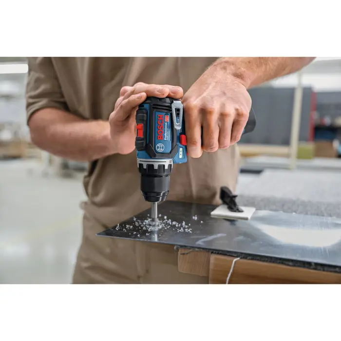 Bosch Powertools cordless drill/driver GSR 12V-32 Professional, 12Volt (blue/black, 2x Li-ion battery 2.0Ah, 24-piece accessory set, tool bag)