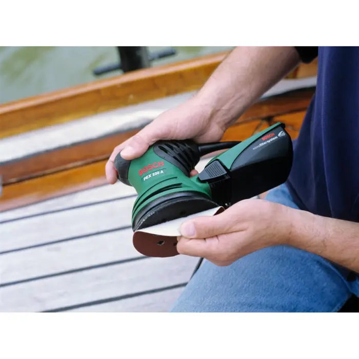 Bosch Powertools cordless eccentric sander UniversalOrbit 18V-20 solo, 18Volt (green, without battery and charger, POWER FOR ALL ALLIANCE)