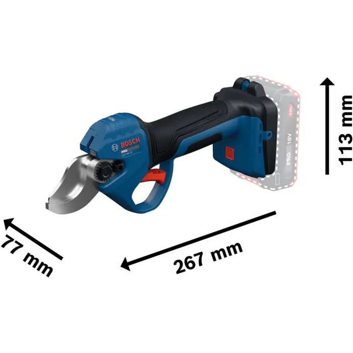 Bosch Powertools Cordless Secateurs GGP18V-32 Pruner 18 Volt (Retail)