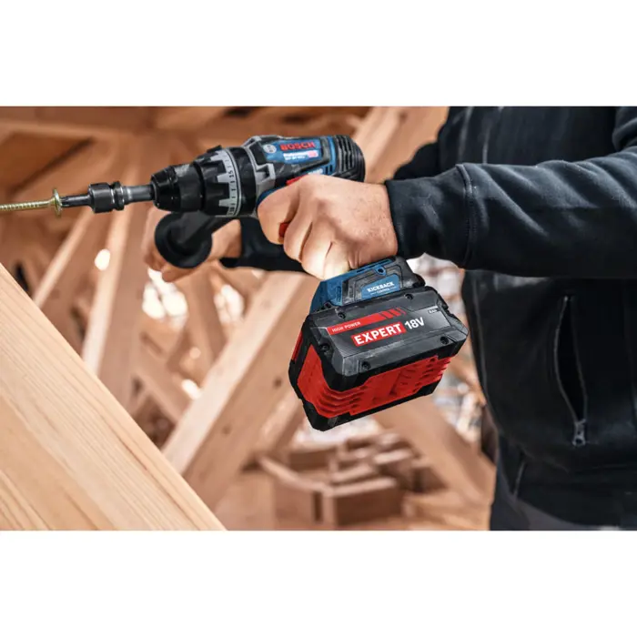 Bosch Powertools EXPERT starter set 18V, 2x EXBA 18V-80 + charger EXAL18V-160 (black, 2x Li-ion battery 8Ah, AMPShare Alliance)