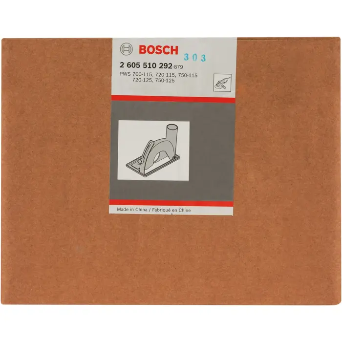 Bosch Powertools extraction hood with guide carriage, Ø 115/125mm (black, for angle grinders)