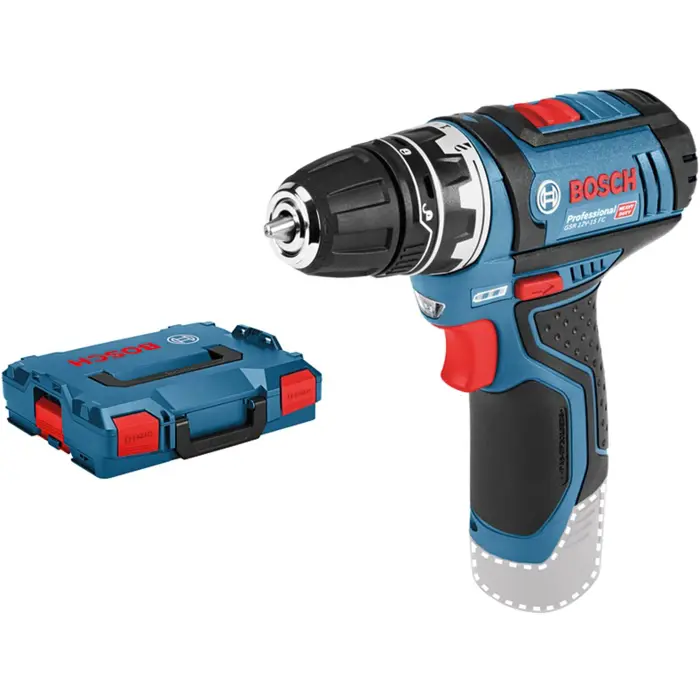 Bosch Professional GSR 12V-15 FC Flexiclick cordless screw driller + case + 2 Batteries 2.0Ah - 06019F6001