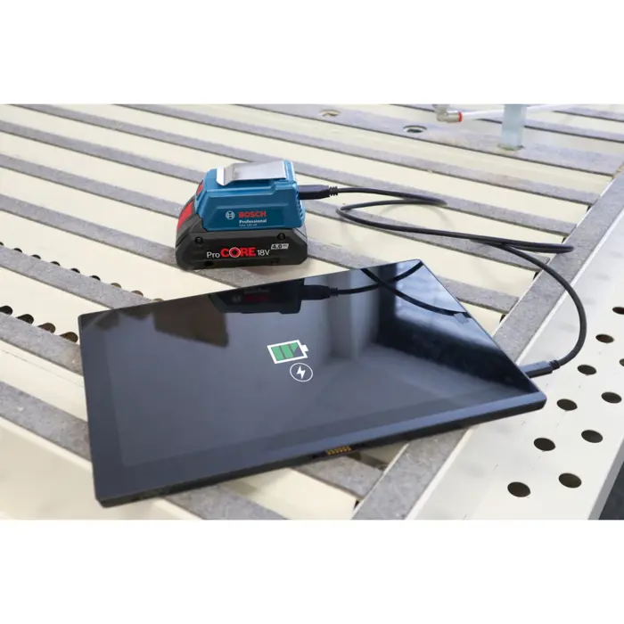 Bosch USB charging adapter GAA 18V-48 Professional (blue, battery and charger not included!)