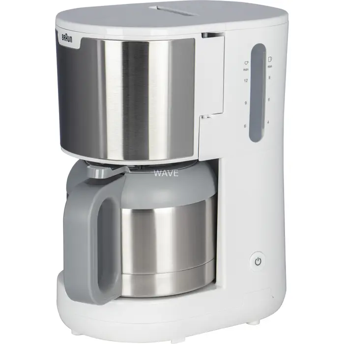 Braun PurShine KF 1505, filter machine (white/stainless steel)