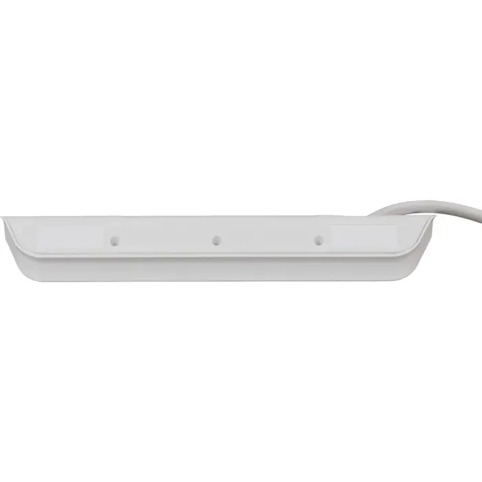 Brennenstuhl estilo corner power strip 4-way (white/stainless steel, 2x USB)