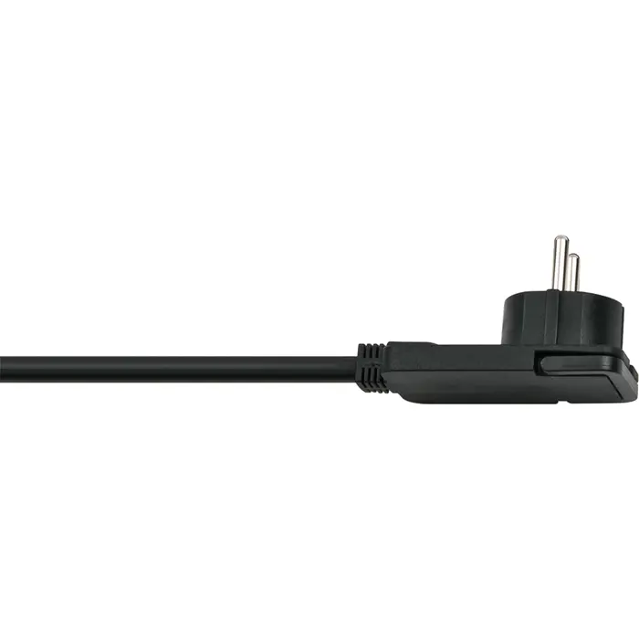 Brennenstuhl Extension cable, 1x angled flat plug (black, 3 meters)
