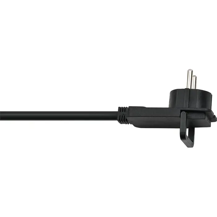 Brennenstuhl Extension cable, 1x angled flat plug (black, 3 meters)