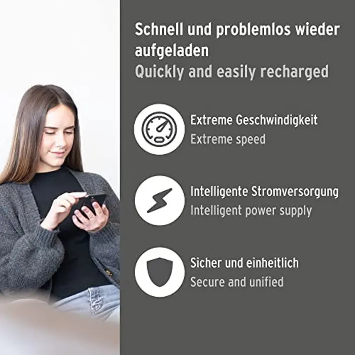 Brennenstuhl Premium-Protect-Line power strip 6-way (black/silver, 60,000 A surge protection, 3 meters, with USB Power Delivery)