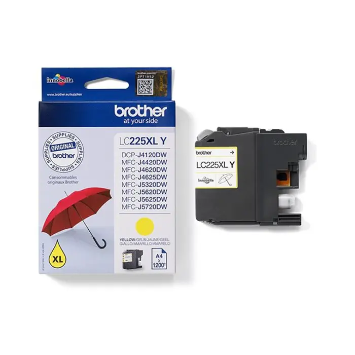 BROTHER LC225XLY ink yellow 1200pages