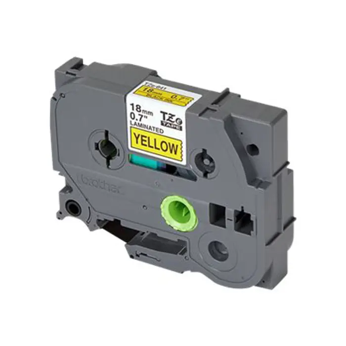 BROTHER TZE641 tape black/yellow 18mm 4m