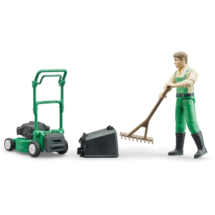 BRUDER bworld gardener with lawn mower - 62103