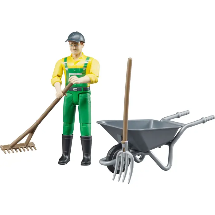 BRUDER figure set farmer with accessories - 62610