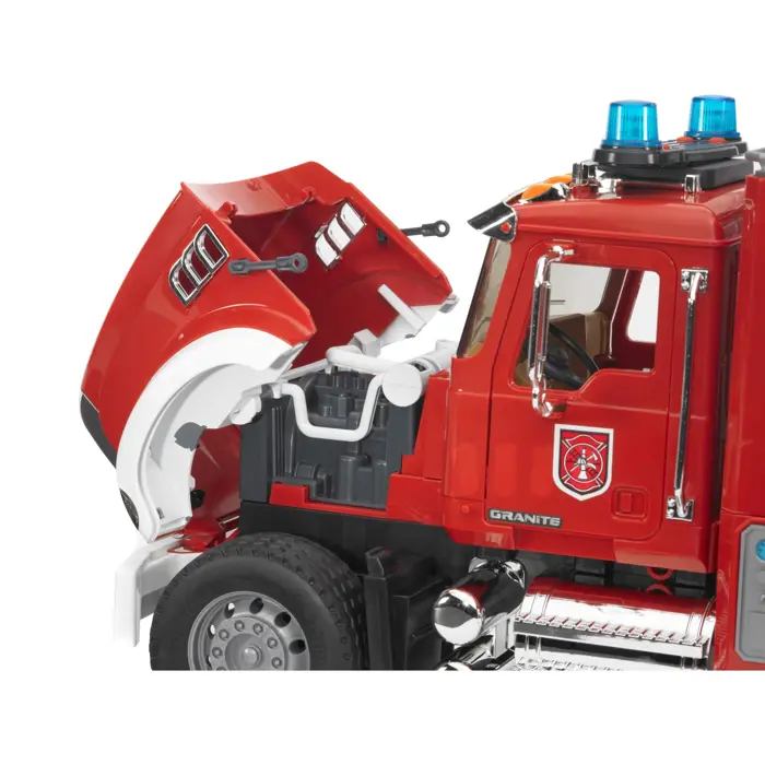 BRUDER MACK Granite Fire Truck Car - 02821