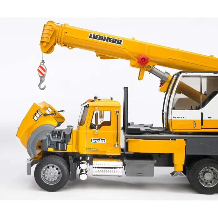BRUDER MACK Granite Liebherr Crane Truck - 02818