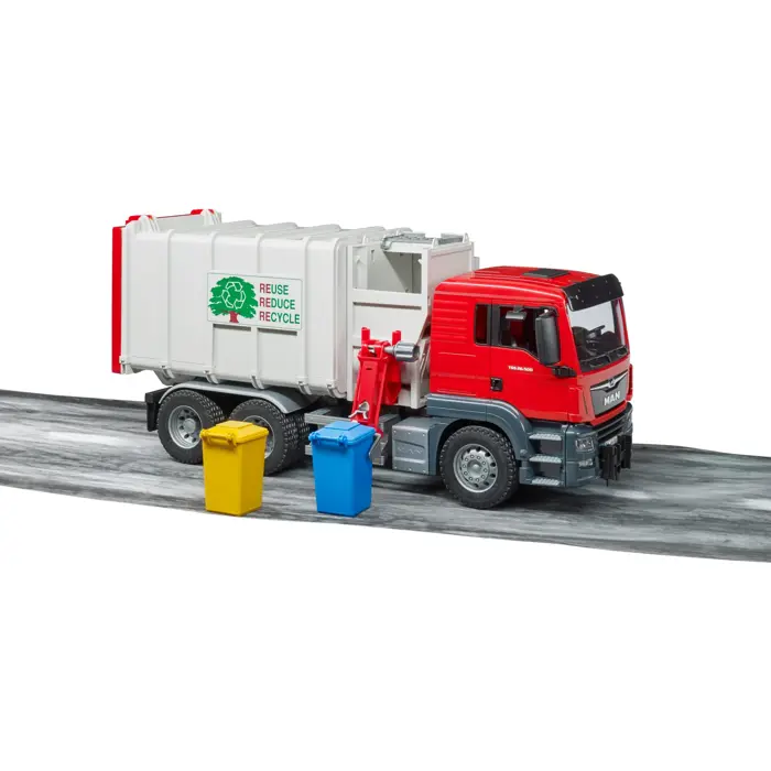 BRUDER MAN TGS side loader garbage truck - 03761