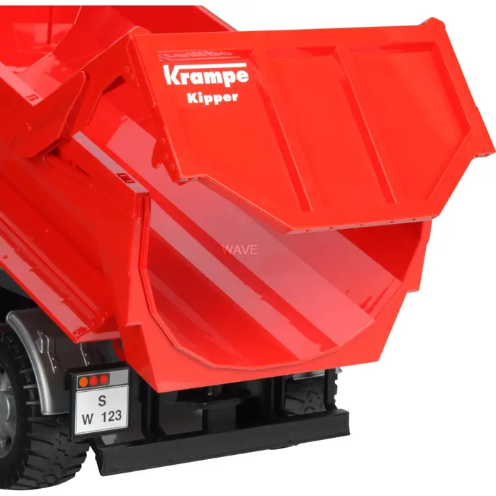 Bruder Professional Series Krampe tandem halfpipe tipping trailer (02225)