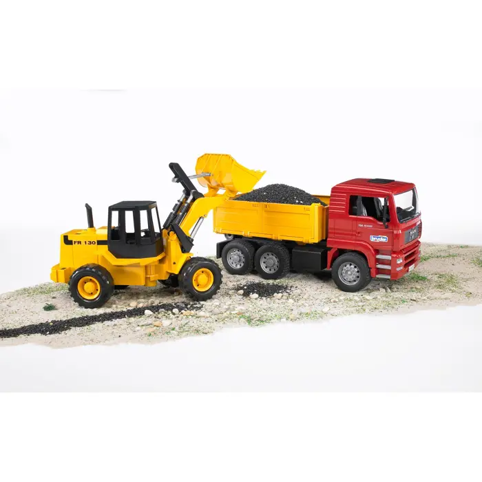 Bruder Professional Series MAN TGA Construction Truck with Articulated Road Loader - 02752