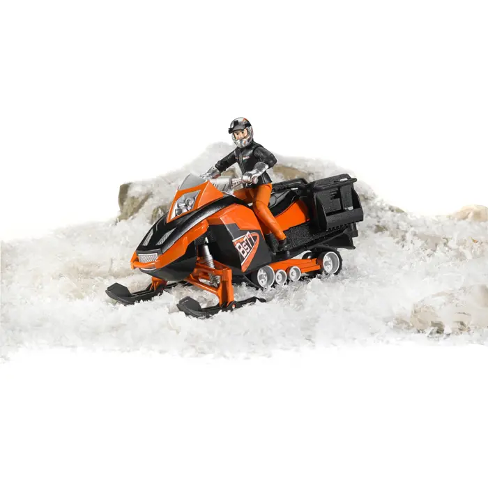 BRUDER Snowmobile m. Driver and Exh. - 63101