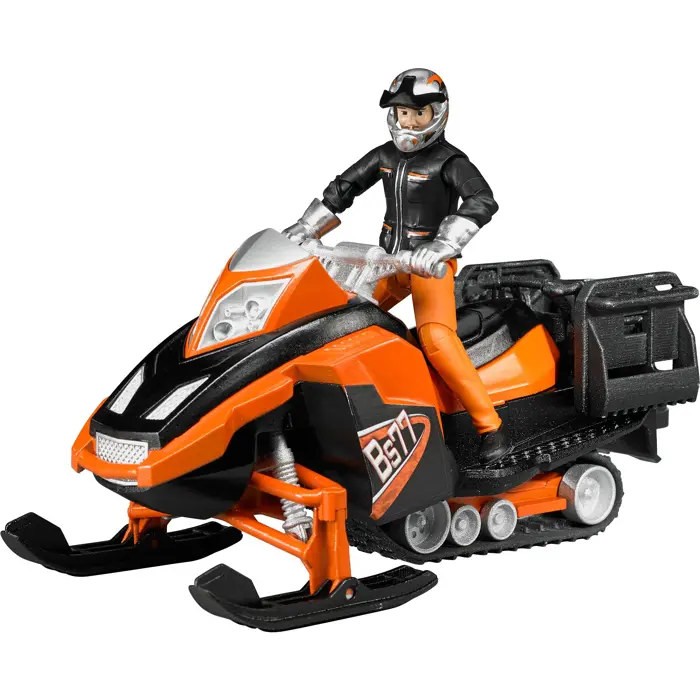 BRUDER Snowmobile m. Driver and Exh. - 63101