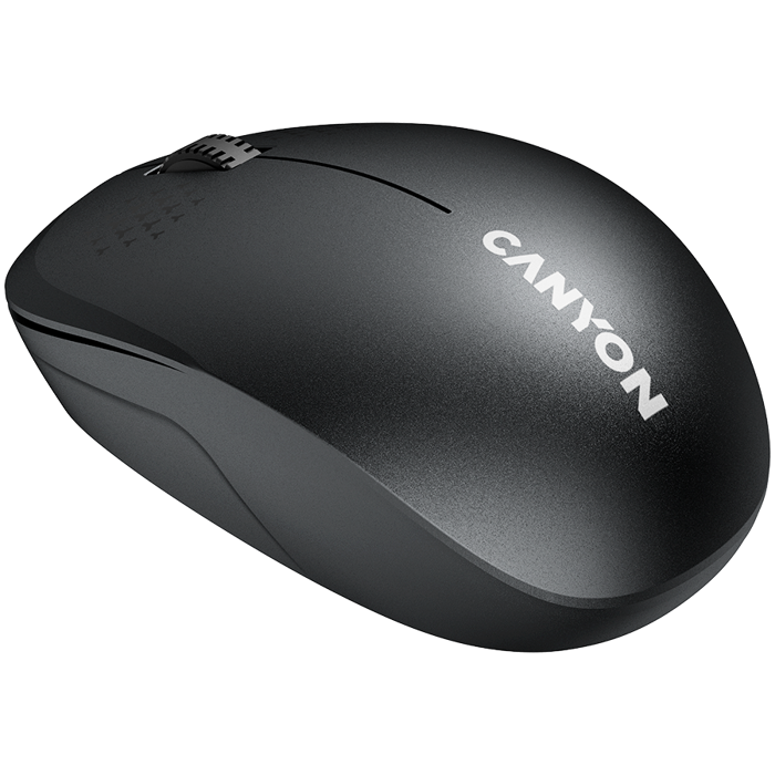 CANYON MW-04, Bluetooth Wireless optical mouse with 3 buttons, DPI 1200 , with1pc AA canyon turbo Alkaline battery,Black, 103*61*38.5mm, 0.047kg
