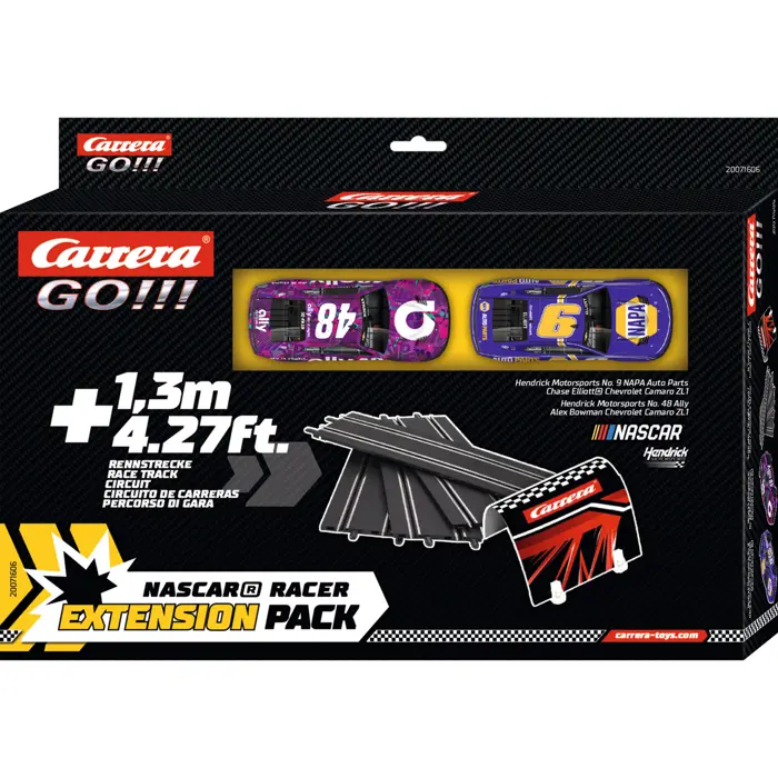 Carrera GO!!! Extension Pack - Nascar Racer, Racetrack