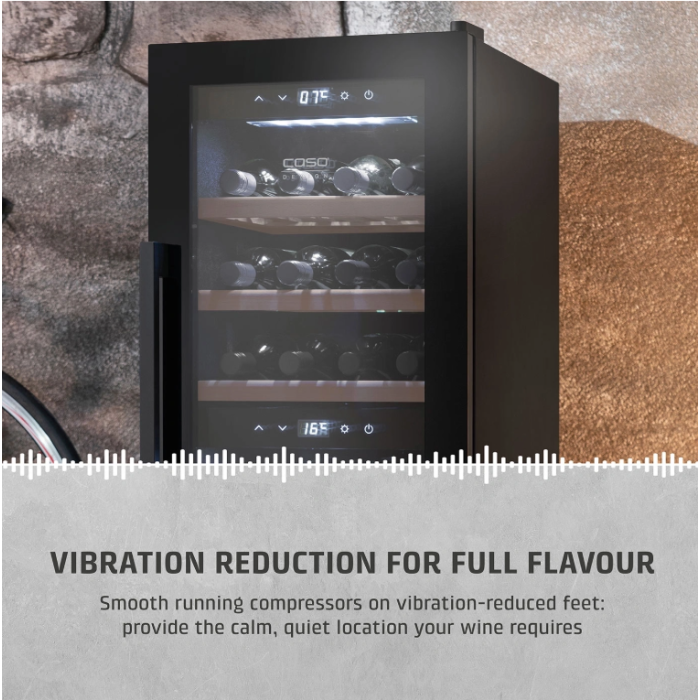 CASO WineExclusive 38 wine display case