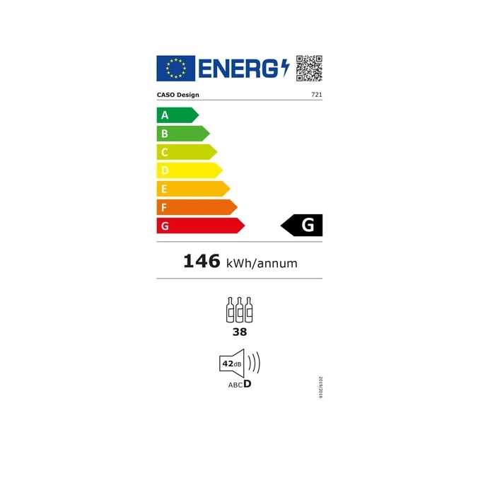 CASO WineExclusive 38 wine display case
