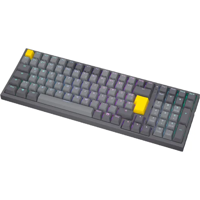 Celeris 1800 (gray, DE layout, ENDORFY Yellow by Gateron)