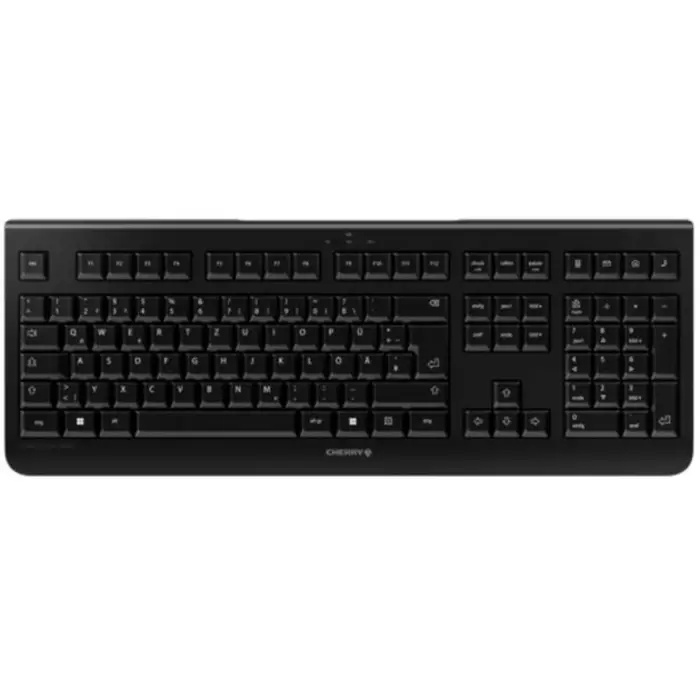 Cherry KW 3000 (black, DE layout, rubber dome)