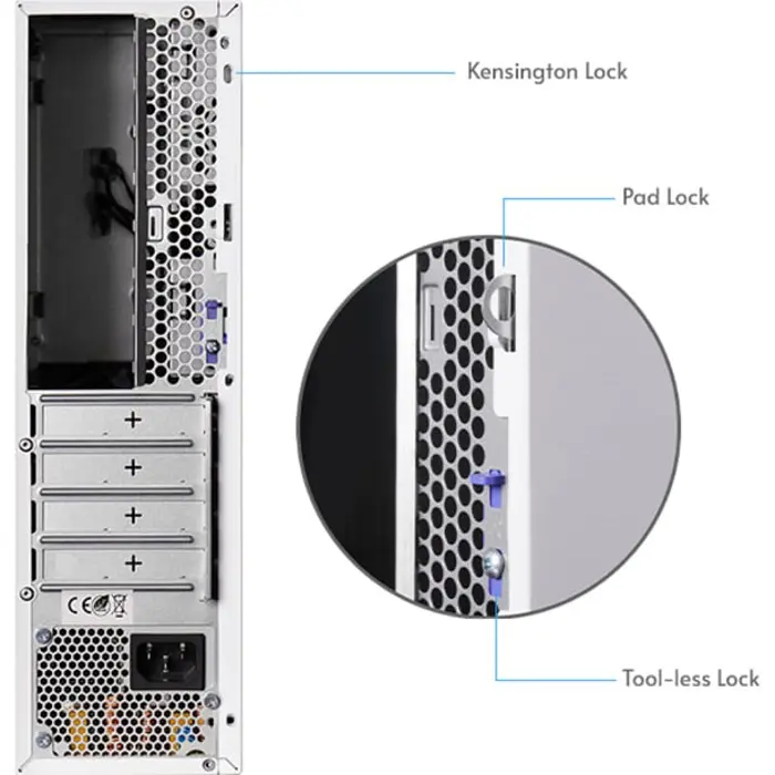 Chieftec BE-10W-300, Desktop Case White