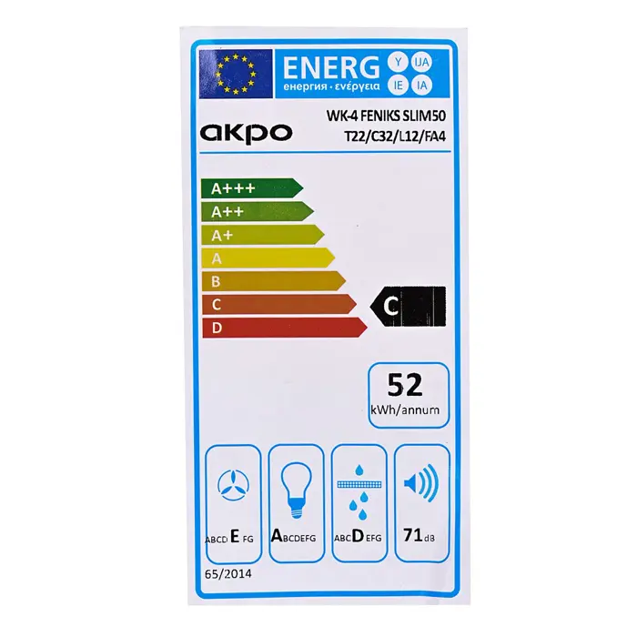 Chimney extractor hood AKPO WK-4 FENIKS SLIM ECO