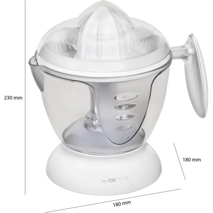 Clatronic citrus press ZP 3066 1,2L 40W white
