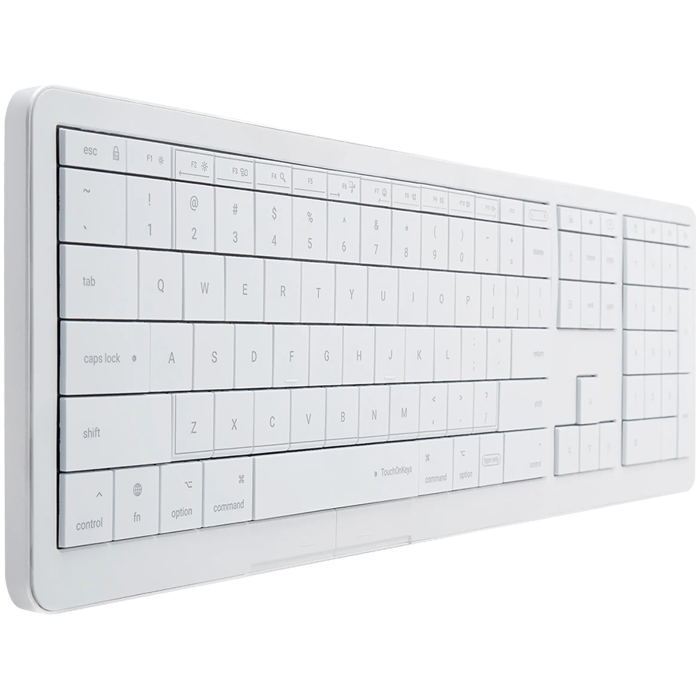 CLVX 1 Wireless Keyboard - Adaptive AI & Touch on Keys / 4-Device Bluetooth/USB-C / Silent Scissor Keys / Interactive RGB / Compatible with MacBook, iMac, iPad, Apple TV