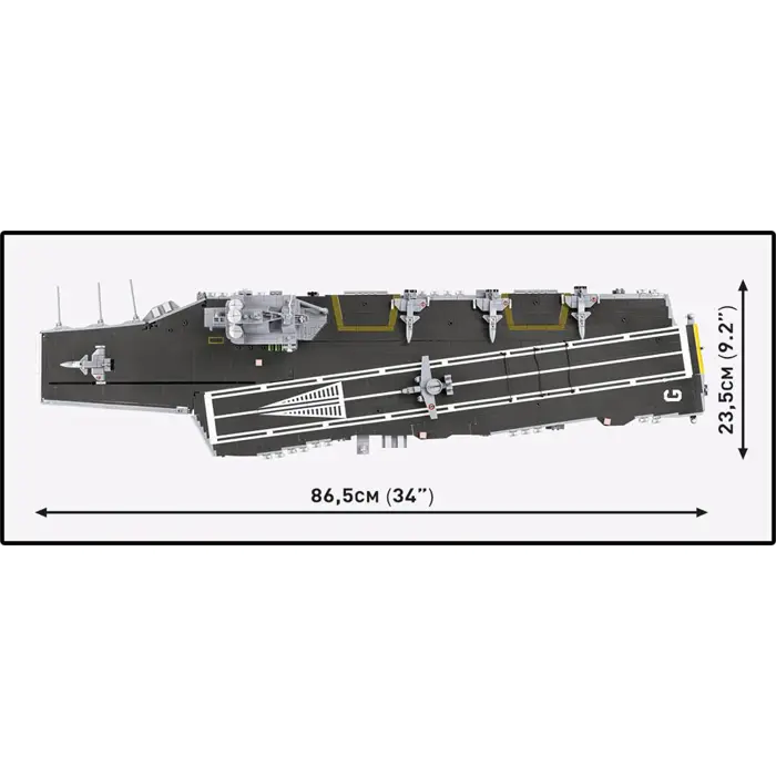 COBI 4200 PCS HC WWII /4868/ CH. DE GAULE AIRCRAFT