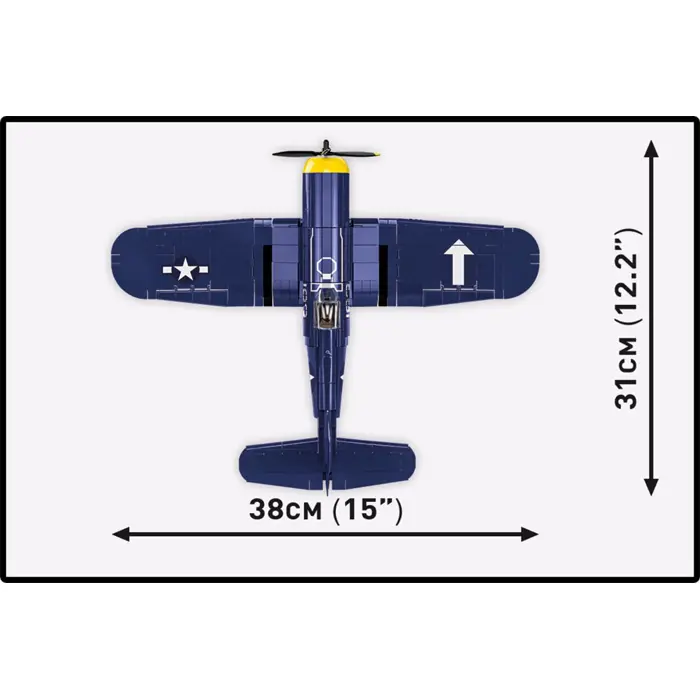 COBI 650 PCS WWII /5773/ VOUGHT F4U-1 CORSAIR