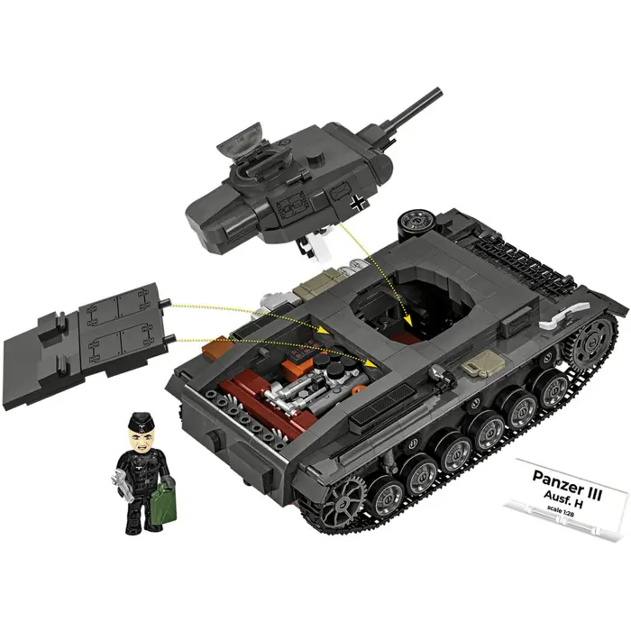 COBI 958 PCS HC WWII /2672/ PANZER III VERSION H