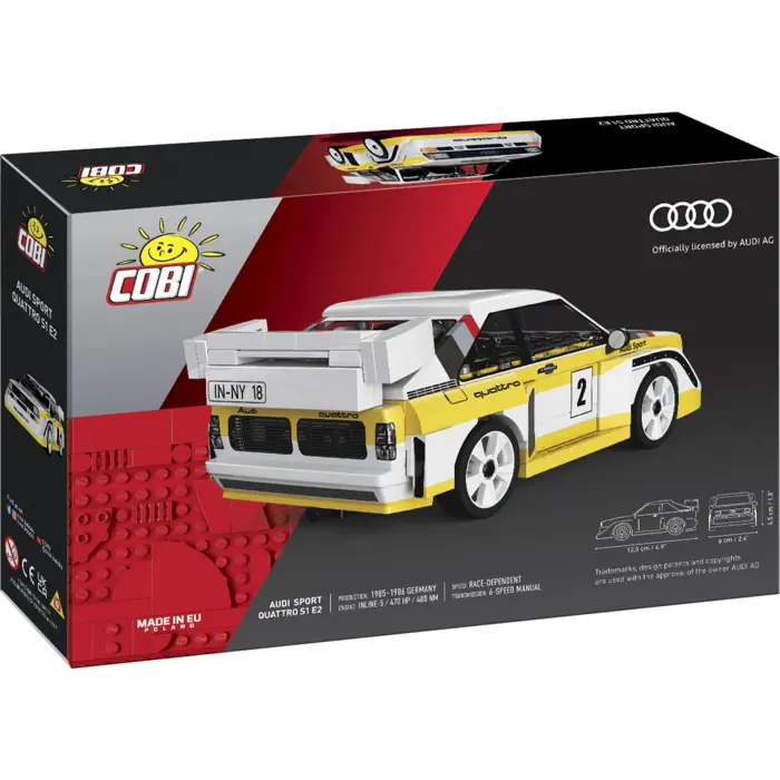 COBI Audi quattro S1 E2 (scale 1:35)