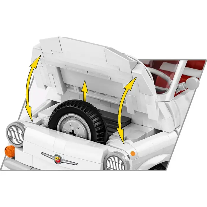 COBI Fiat 500 Abarth, construction toy (scale 1:12)