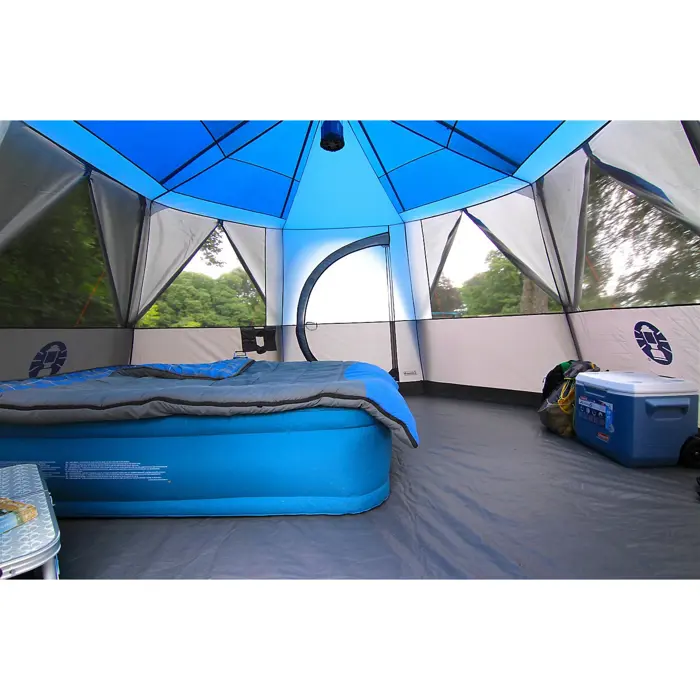 Coleman Cortes Octagon 8 family tent blue