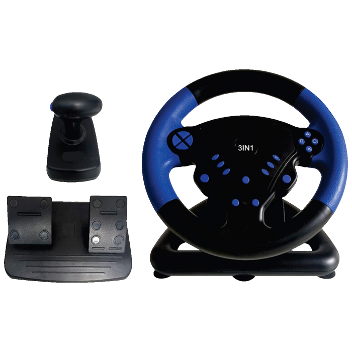 Connect XL Gaming volan 3u1, PS2/PS3/PC, vibracija, pedale - CXL-WH300