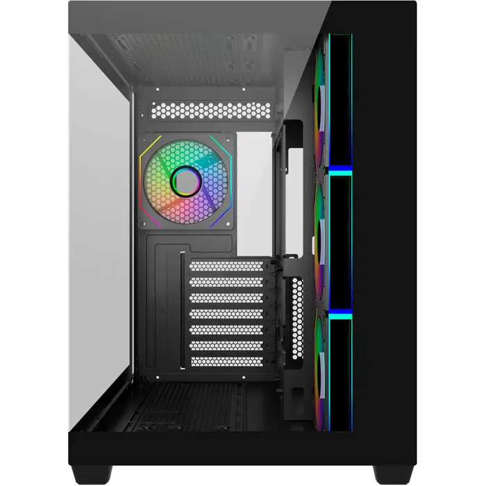 Cooler Master Elite 681, Tower Case, Black, Tempered Glass x 2