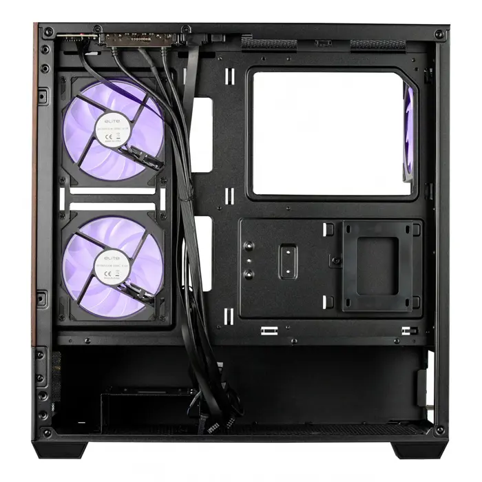 Cooler Master Elite 690 Wood Midi Tower Black