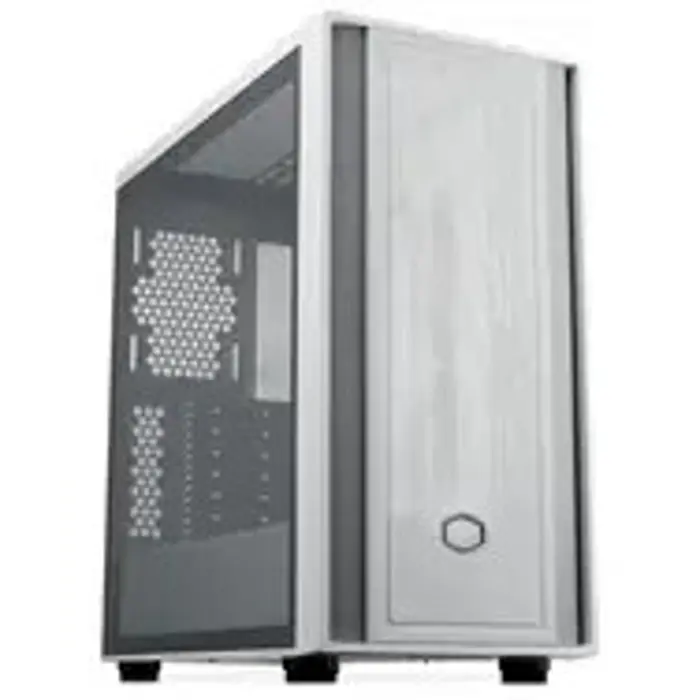 Cooler Master MasterBox 600 White Lite Midi Tower White, Transparent