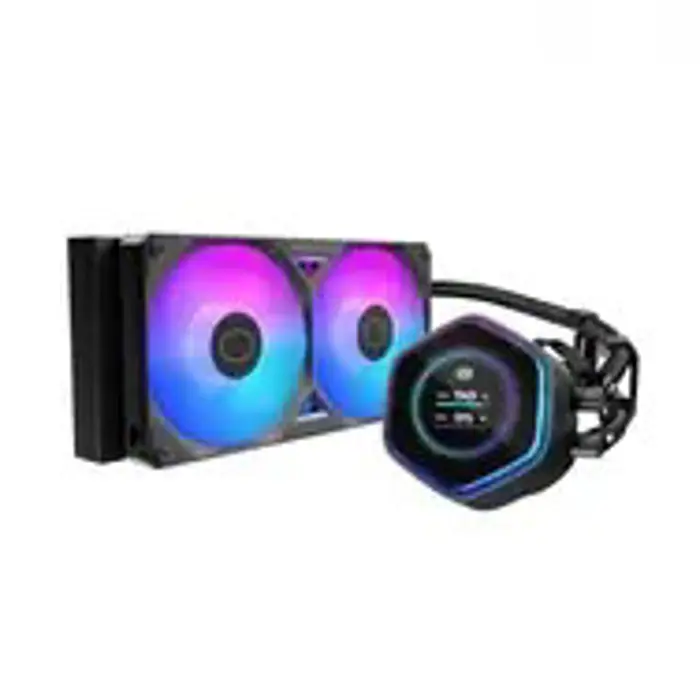 Cooler Master MasterLiquid Atmos II 240 LCD Black Processor Liquid cooling kit 12 cm 1 pc(s)