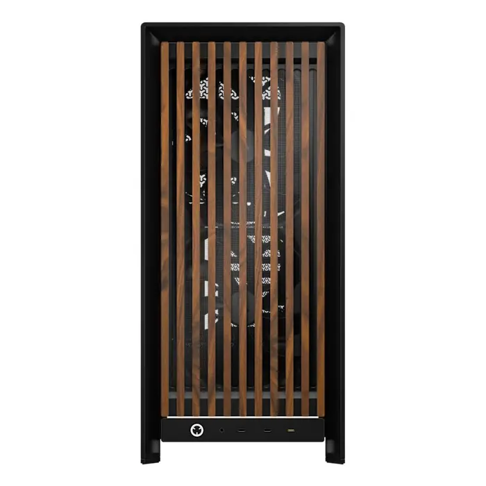Corsair FRAME 5000D WOOD RS Midi Tower Black, Walnut
