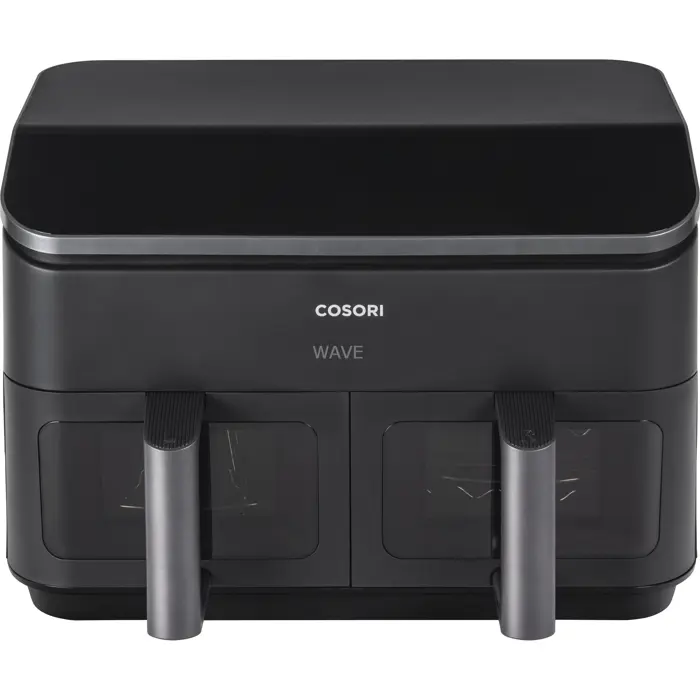 Cosori Dual Basket Hot Air Fryer CAF-R901-AEU black, 1750 watts, 2 baskets of 4.25 liters each, with viewing window