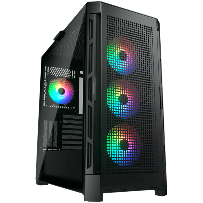 COUGAR AIRFACE PRO RGB PC Case, Mid Tower, Black