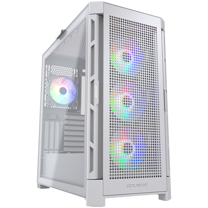 COUGAR AIRFACE PRO RGB PC Case, Mid Tower, White