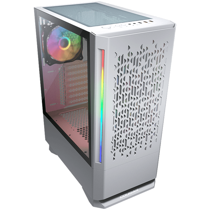 COUGAR MX430 Air RGB PC Case, Mid Tower, White